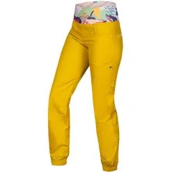Ocun Sansa Pants Women yellow antique moss